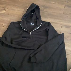 BNWOT 3/4 zip sweatshirt